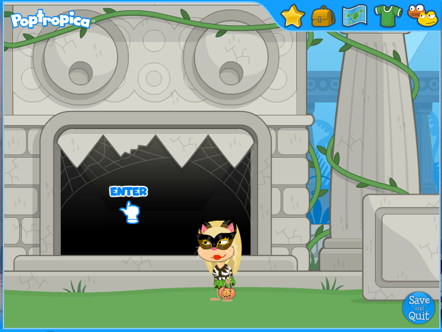 poptropica sharktooth island entrance of the temple