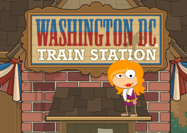 Poptropica Mystery Train Island - D.C. Station