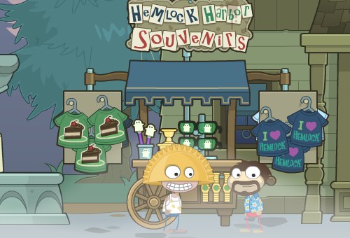 In this mini-game, you traveled throughout Poptropica to find several ghosts that had escaped.